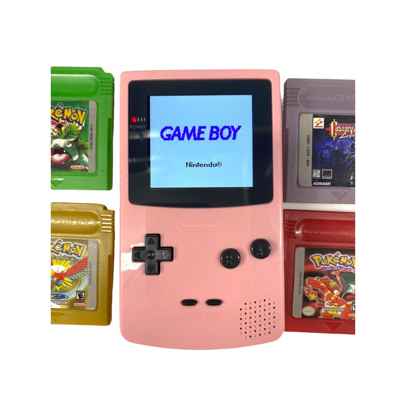 Candy Pink - New XL 2.6 Inch Gameboy Color Backlight Screen