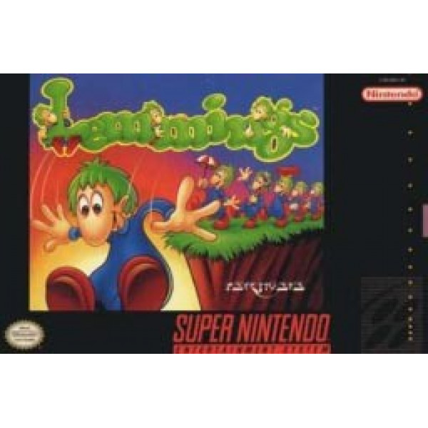 SNES - Super Nintendo Lemmings (Cartridge Only)