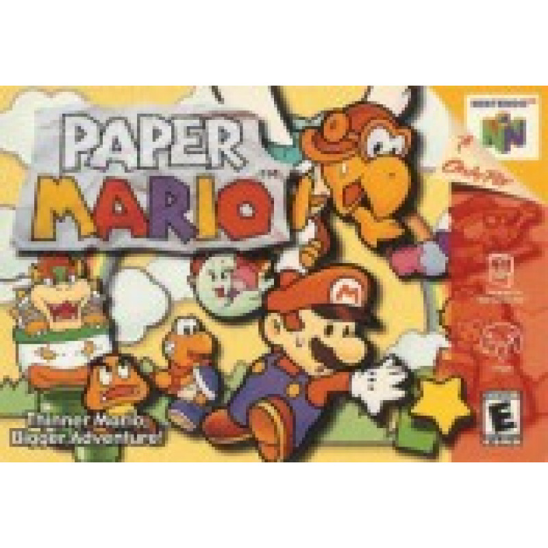 Paper Mario N64 - Nintendo 64 Paper Mario - Game Only