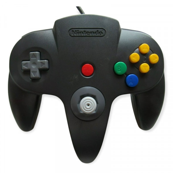 Black - Genuine N64 Official Brand Nintendo 64 Controller