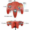 N64 Style Controller Red - Original Nintendo 64 Controller Red
