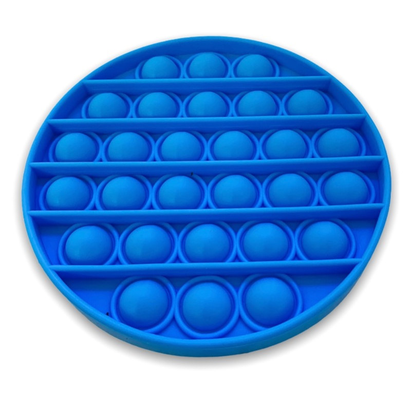 Popping Fidget Toy - Circle Pop It - Light Blue