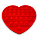 Red Heart Popping Toy - Red Heart Pop It Fidget Toy