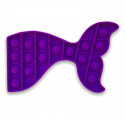 Pop It Purple Whale Tail - Bubble Pop Toy Whale Tail