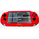 Metallic Red PS Vita w/Games Complete - Red Modded PS Vita