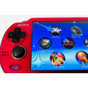 Metallic Red PS Vita w/Games Complete - Red Modded PS Vita