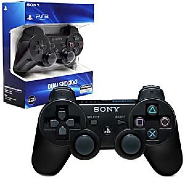Black PS3 Dualshock 3 - Sony Dualshock 3 Controller