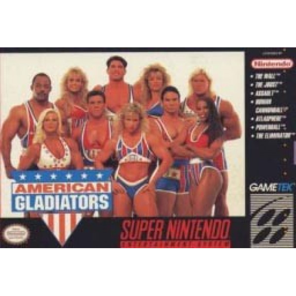 SNES - Super Nintendo American Gladiators (Cartridge Only)