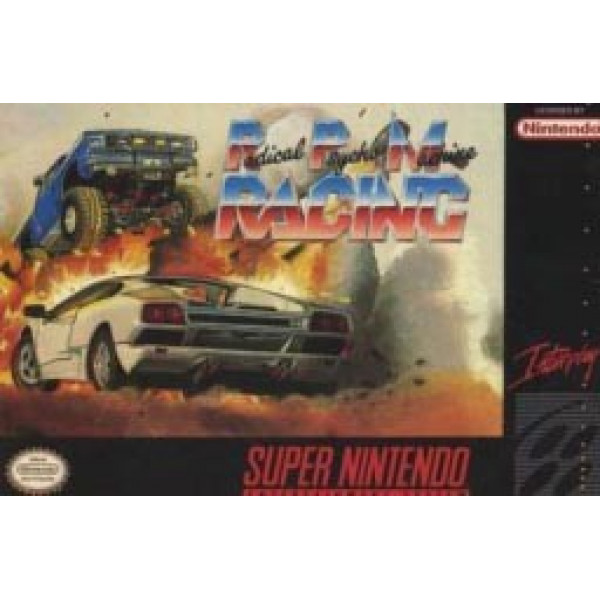 SNES - Super Nintendo Radical Psycho Machine Racing (RPM Racing) Cartridge Only