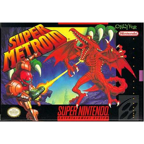 SNES Super Metroid -...