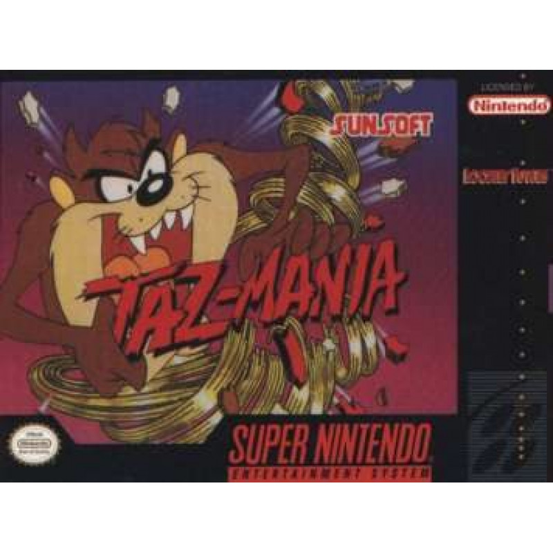 SNES - Super Nintendo Taz-Mania (Cartridge Only)