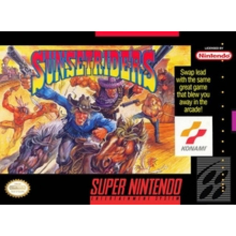 SNES Sunset Riders -...