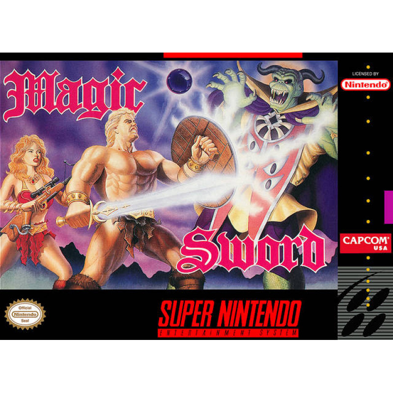 SNES - Super Nintendo Magic Sword - Game Only