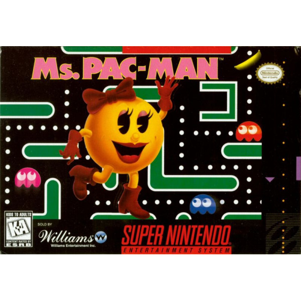 SNES - Ms. Pac-Man Super Nintendo  ( Game Only )