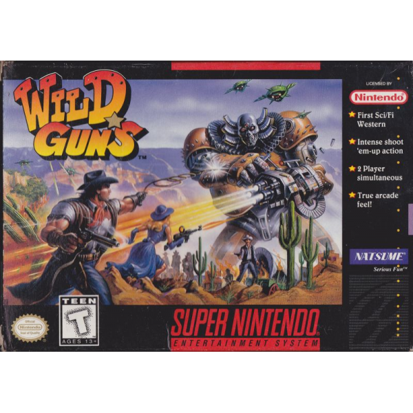 SNES - Super Nintendo Wild Guns - Game Only