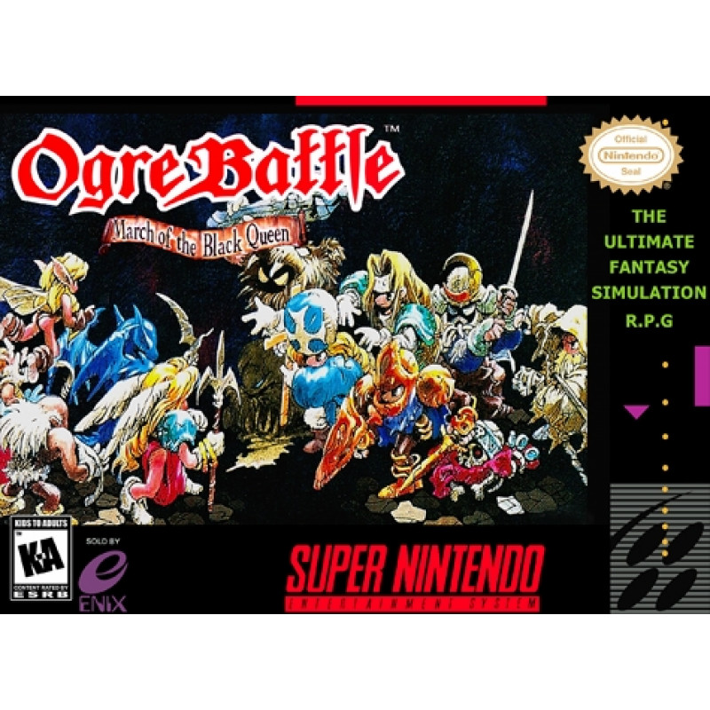 Super Nintendo Ogre Battle: The March of the Black Queen