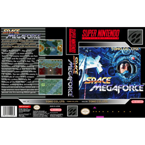 SNES - Super Nintendo Space Megaforce - Game Only