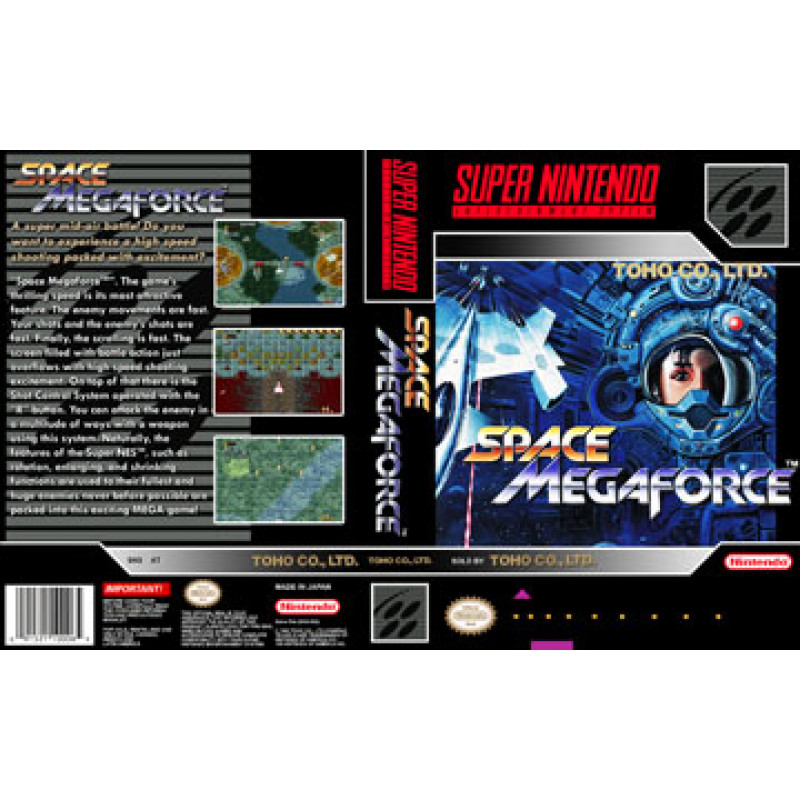 SNES - Super Nintendo Space Megaforce - Game Only