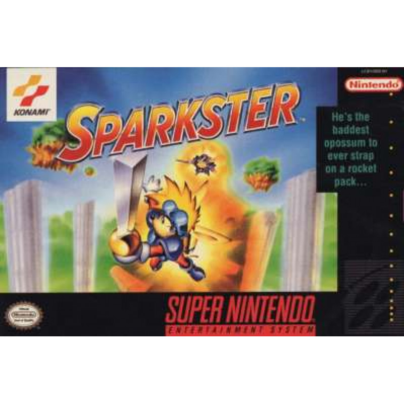 SNES - Super Nintendo Sparkster - Game Only
